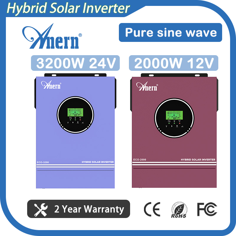 Grid Tie Inverter Limiter 2000W - Anern 오프 그리드 하이브리드 태양광 인버터,