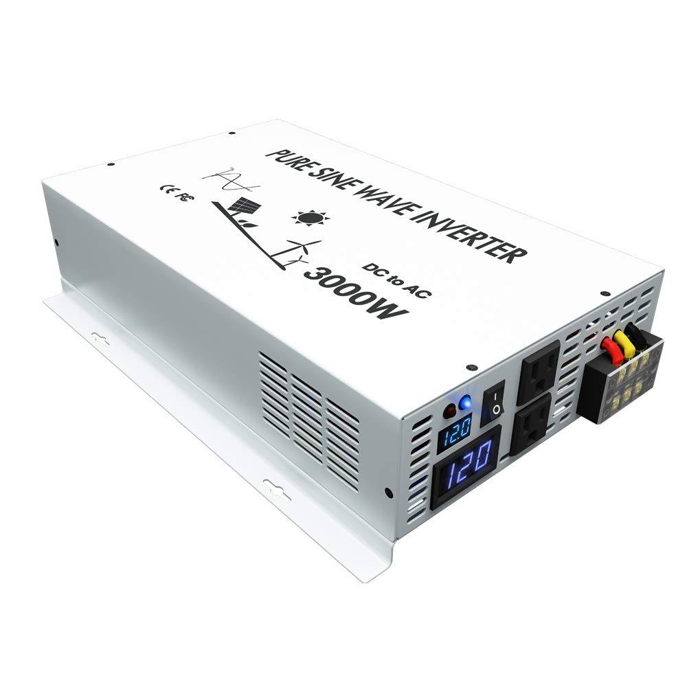 순수 사인파 전력 인버터, 태양풍 발전기 변압기, 30 - Inverter Pure Sine Wave 60Hz 120V 3000W 리뷰 및 가격