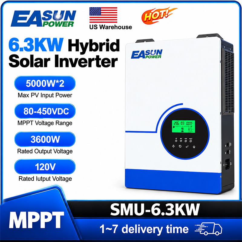 EASUN POWER 6300W 하이브리드 태양광 인버 - Grid Tie Inverter Limiter 2000W 리뷰 및 가격