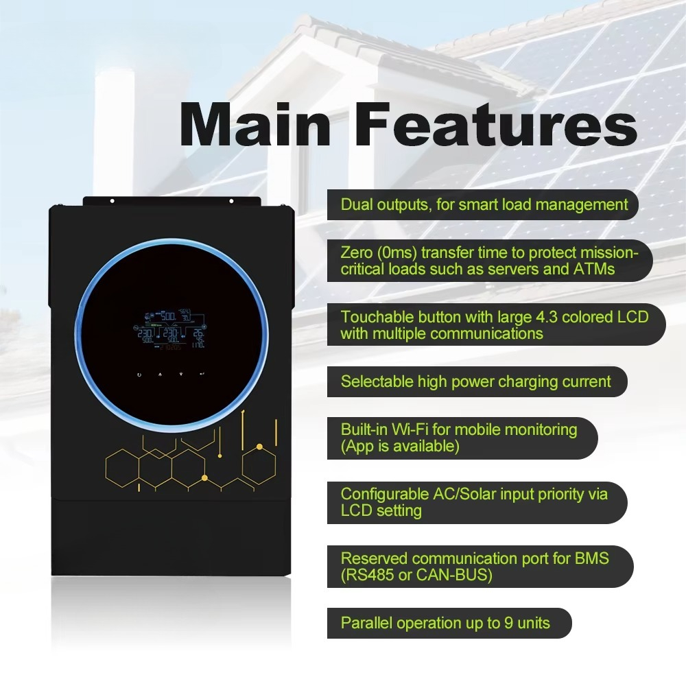 30년 이상의 경력을 가진 전문 공급업체에서 제공하는  - Off Grid Solar Inverter 48V 6000W 리뷰 및 가격